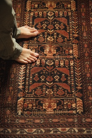 725 -Vintage Turkmen Ali khoja rug