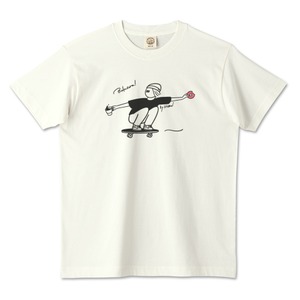 『Balansera on skateboard』オーガニックコットンTシャツ