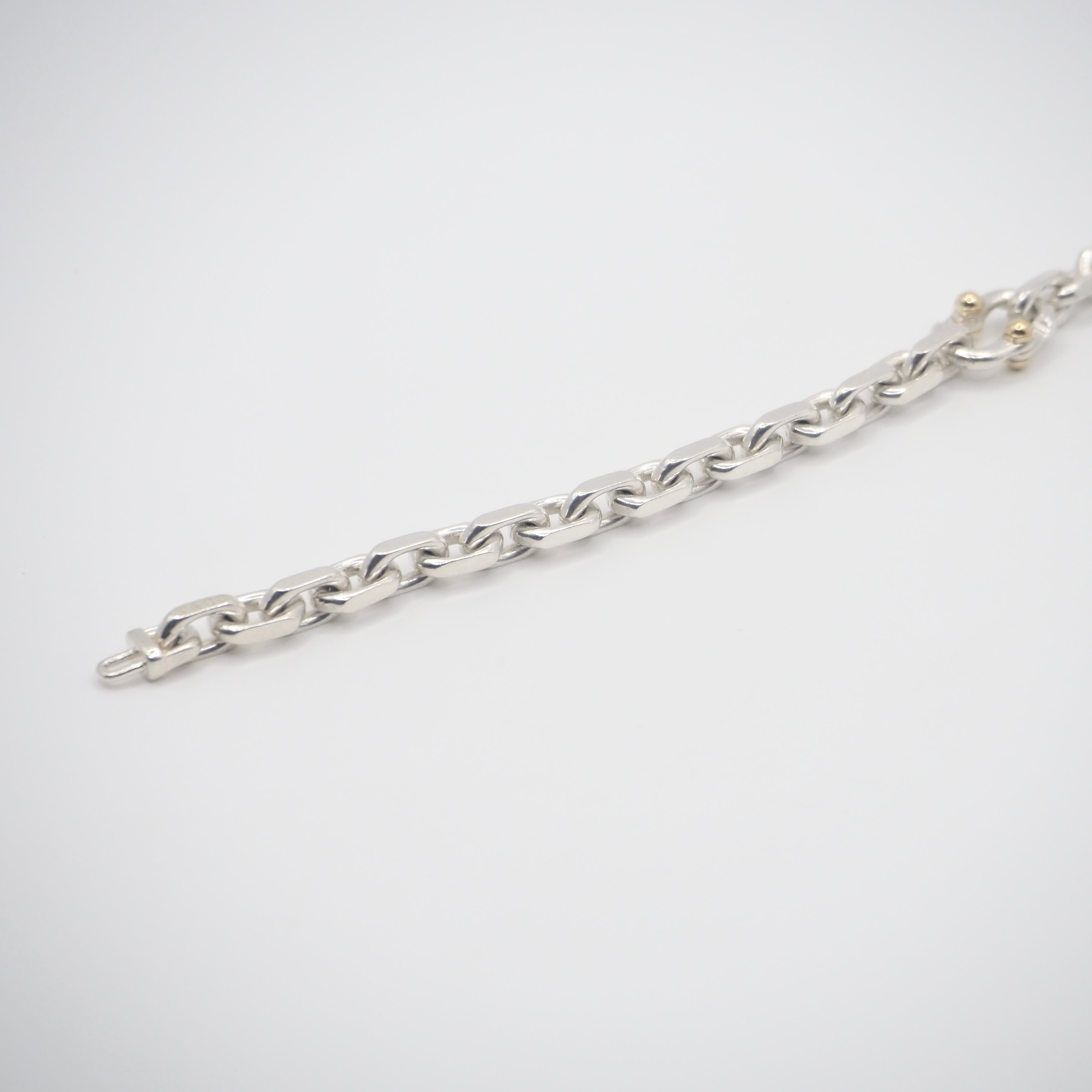 Tiffany&Co. メイカーズ ブレスレット シルバー925 K18 ティファニー