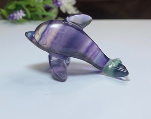 海のアニマル♪♪フローライトイルカのお家セット