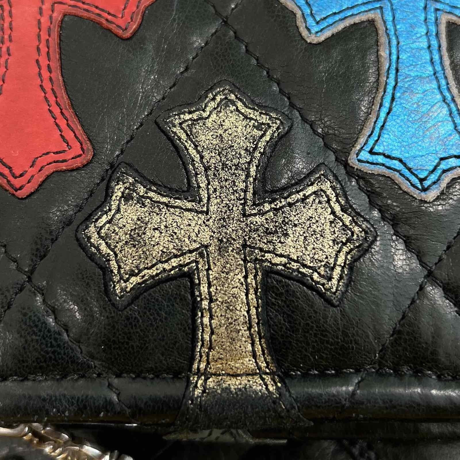 CHROME HEARTS クロムハーツ クロスパッチ ラウンドジップ