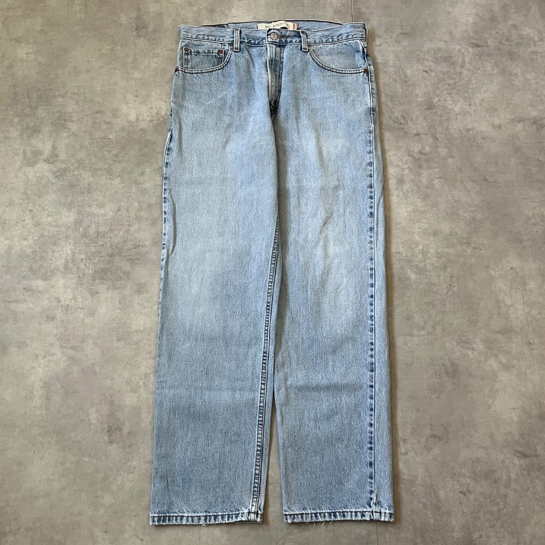 リーバイス550 Levis W34 ブルーデニム 青 00s 古着 17503