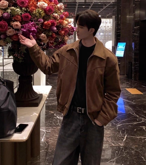 メンズ スエード ジップ ジャケット Ry098 | Rycodo