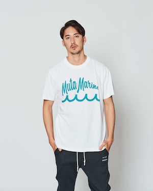【予約販売8月中旬～9月上旬入荷】muta MARINE × ACANTHUS ロゴ Tシャツ