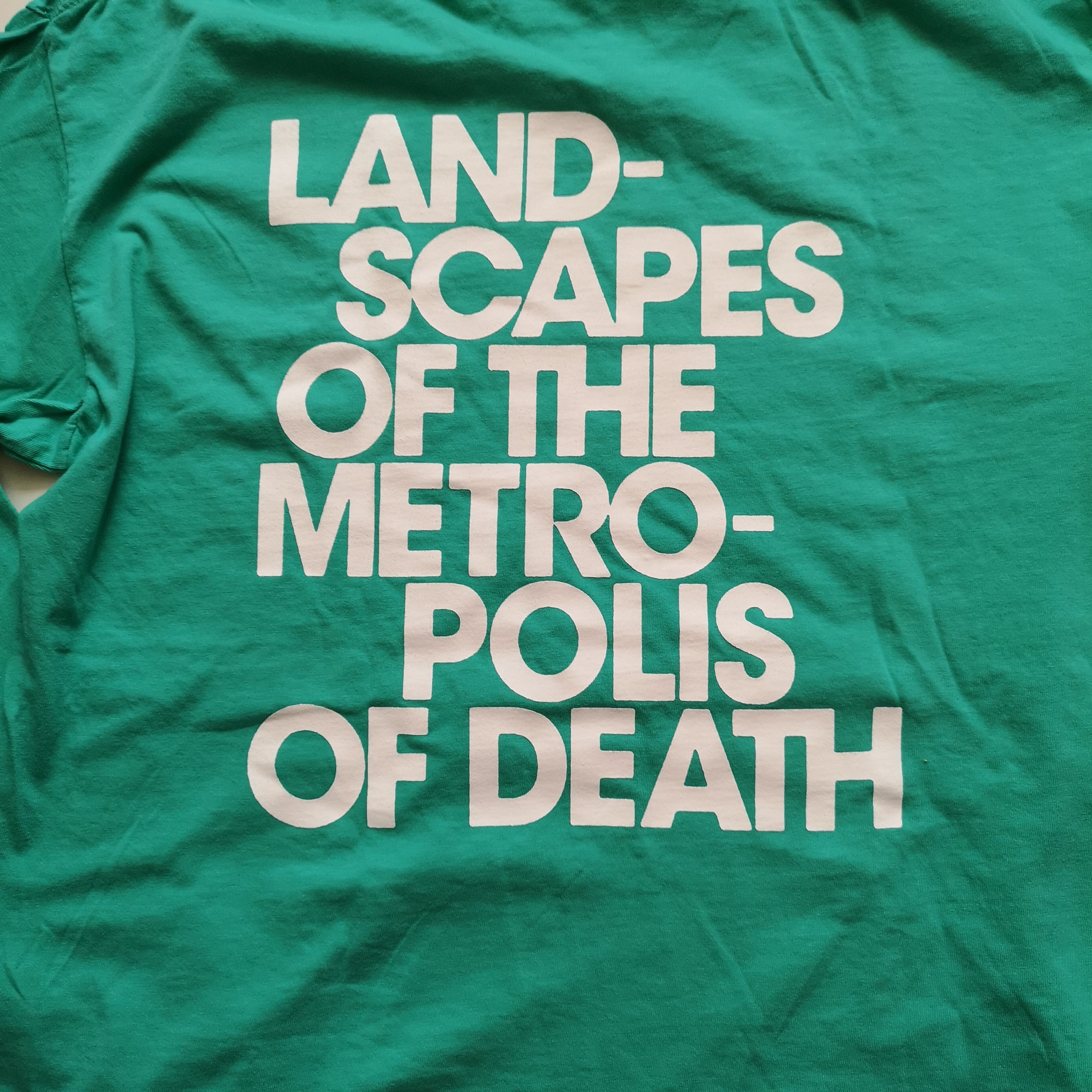 PRANK "CASSETTE TAPE SLOGANS" LONG TEE ISLAND GREEN L