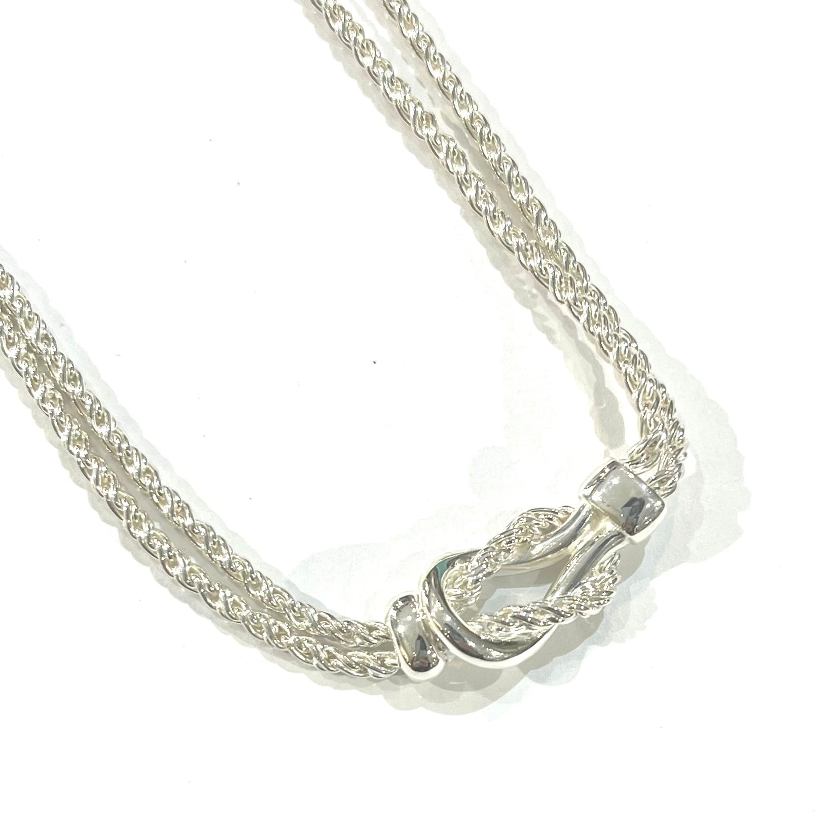 希少【TIFFANY&CO.】 2308 ティファニー ツイストダブルロープ