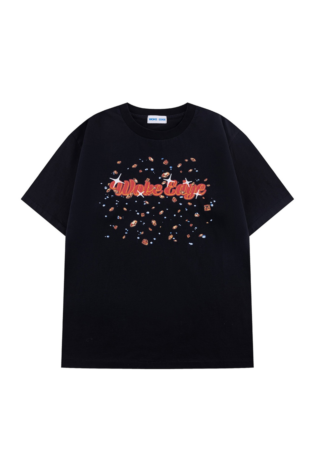 WOKE EDGE × FLAME / 4th anniversary Extra Diamond Logo Tee