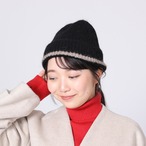 ふんわり軽やかなアルパカ 配色キャップ（3色）