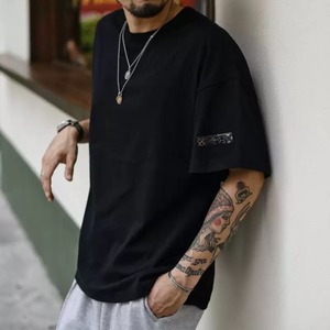 ドロップショルダーシンプルTシャツ 225906