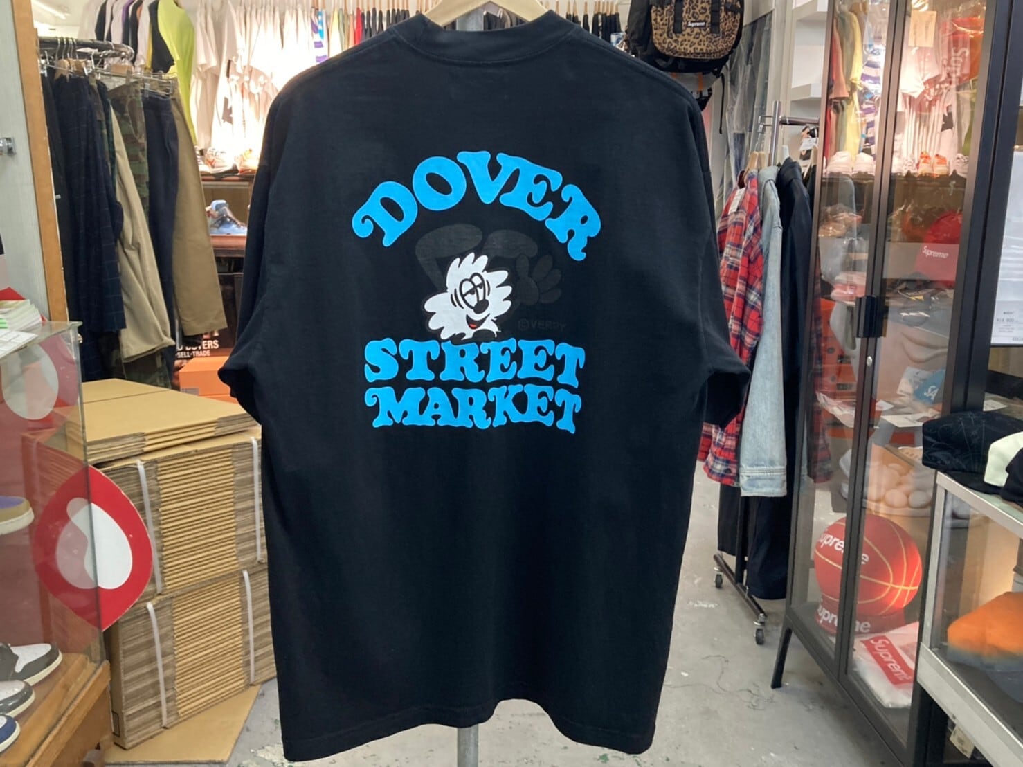 DOVER STREET MARKET × VERDY TEE BLACK LARGE 52631 | BRAND BUYERS OSAKA