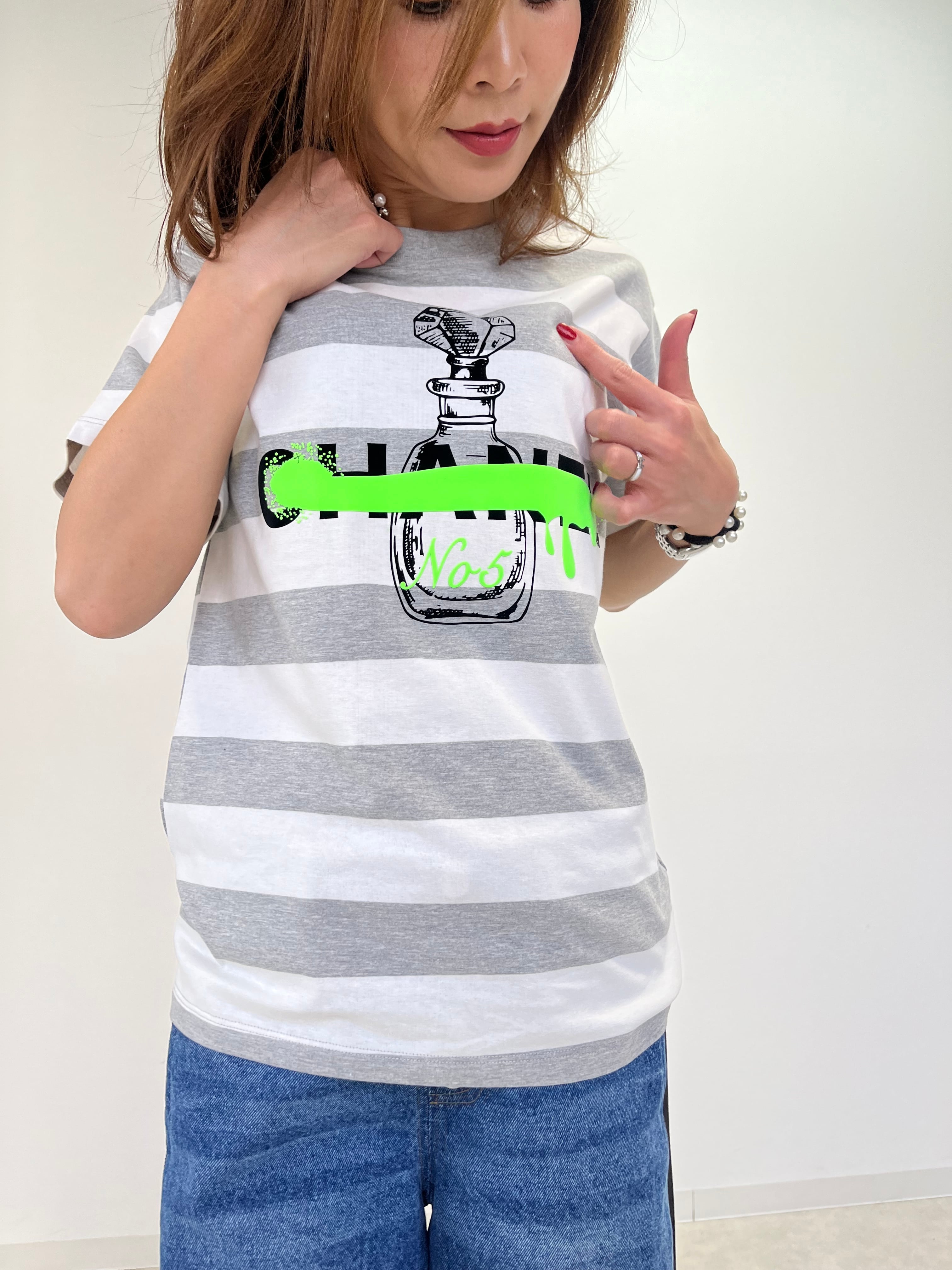 ミカーレミカーレ スマイリー Tシャツ MICALLE MICALLE