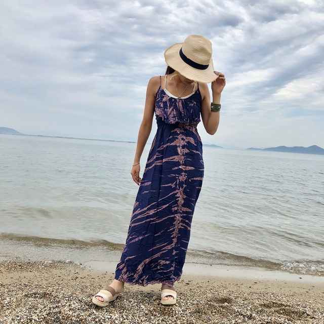 タイダイマキシワンピース