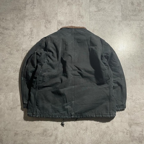 90s USA製 carhartt ブラック トラディショナルジャケット 詳細写真10