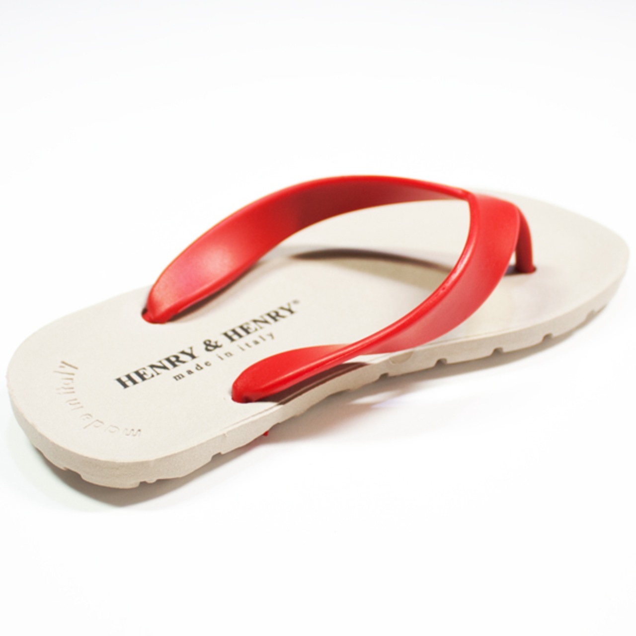 ［HENRY&HENRY］サンダル FLIPPER キッズ｜Beige／Rosso