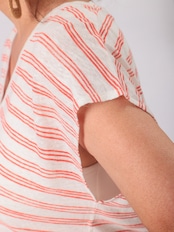 HARTFORD(リネンボーダーフレンチTシャツ)