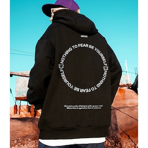 Back letter design hoodie P148