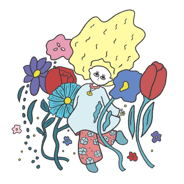 ブロンドのパーマちゃん：風には誰も抗えない