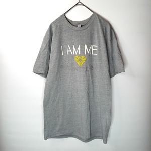 NEXT LEVEL　クルーネック　プリントTシャツ　半袖　グレー　M