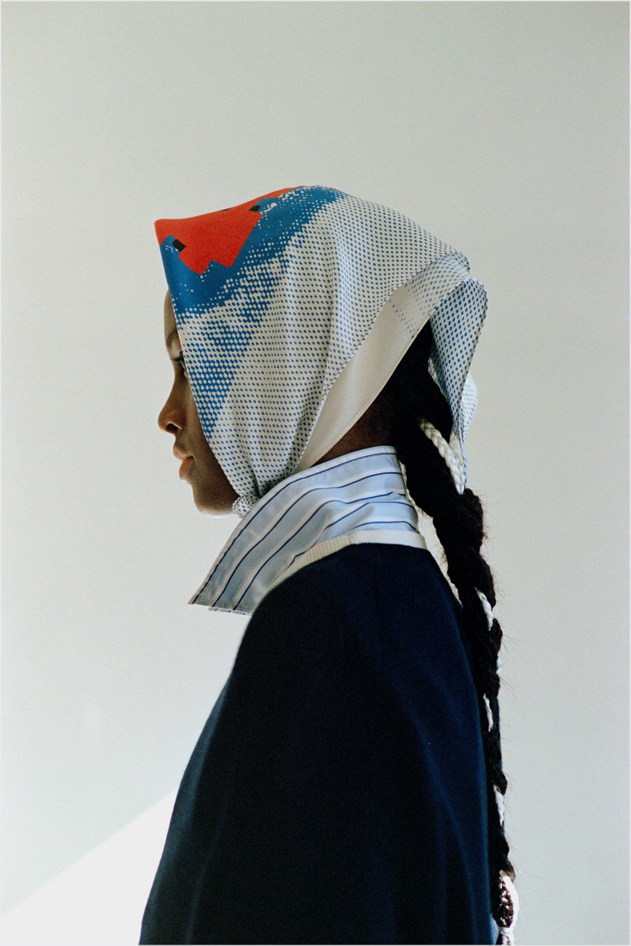 Zip up shirt（BLUE STRIPE） | TTTMSW