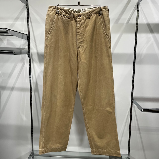 40s US ARMY M-45 45Khaki Chino Trousers 45カーキ 軍チノ ミリタリー