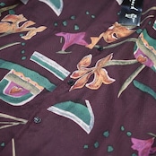 goouch dead stock design pattern silk shirt