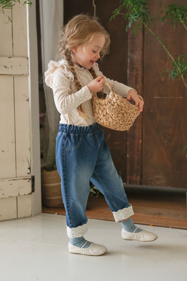 [即納]≪Puella FLO≫Ruen Denim Pants 34