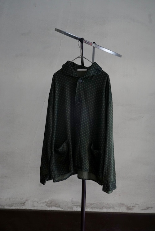Dot Pajama Shirt Jacket