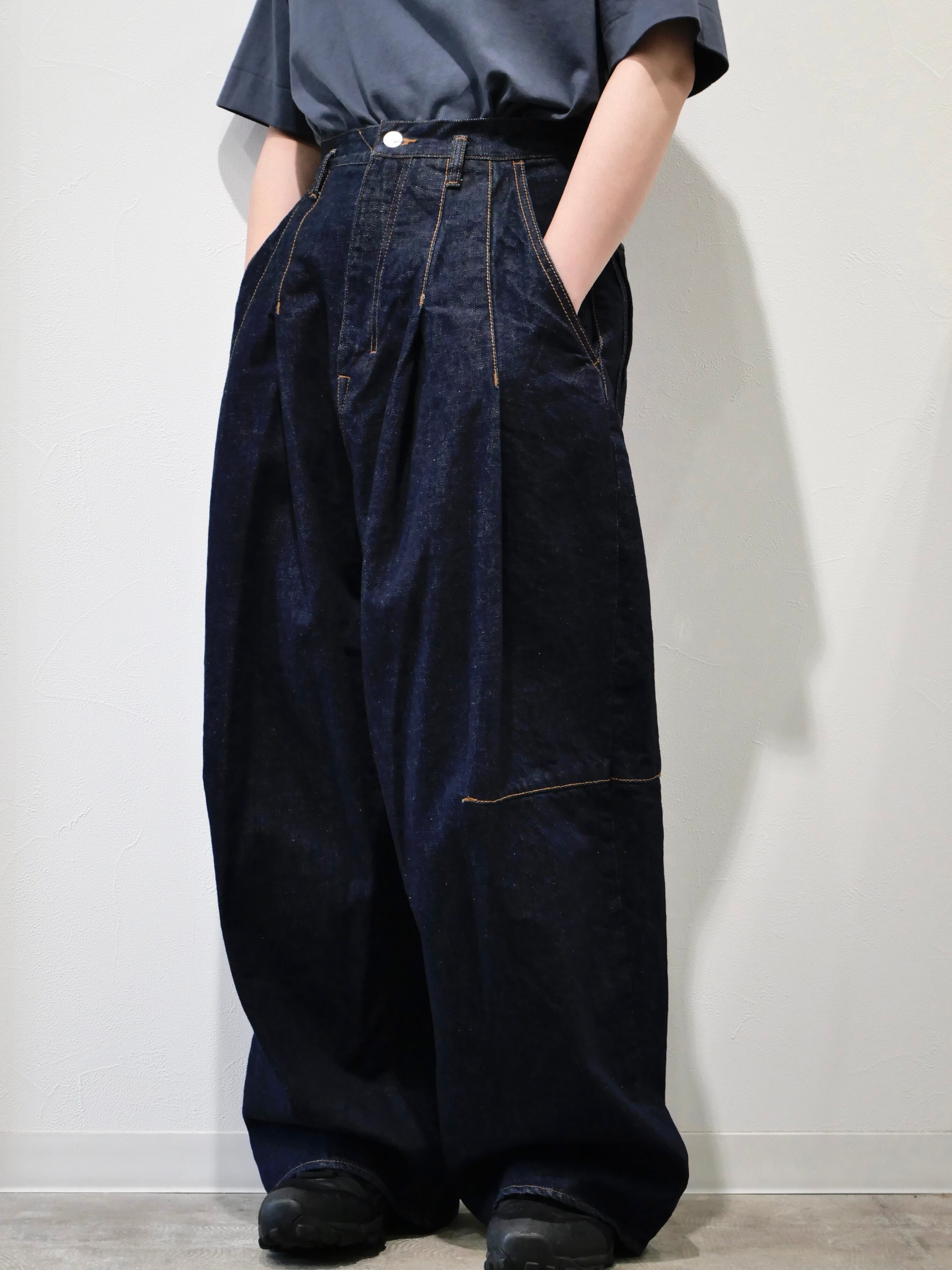 SHINYAKOZUKA ordinary city baggy (ISSUE#9) Indigo | CONSTRUCT1