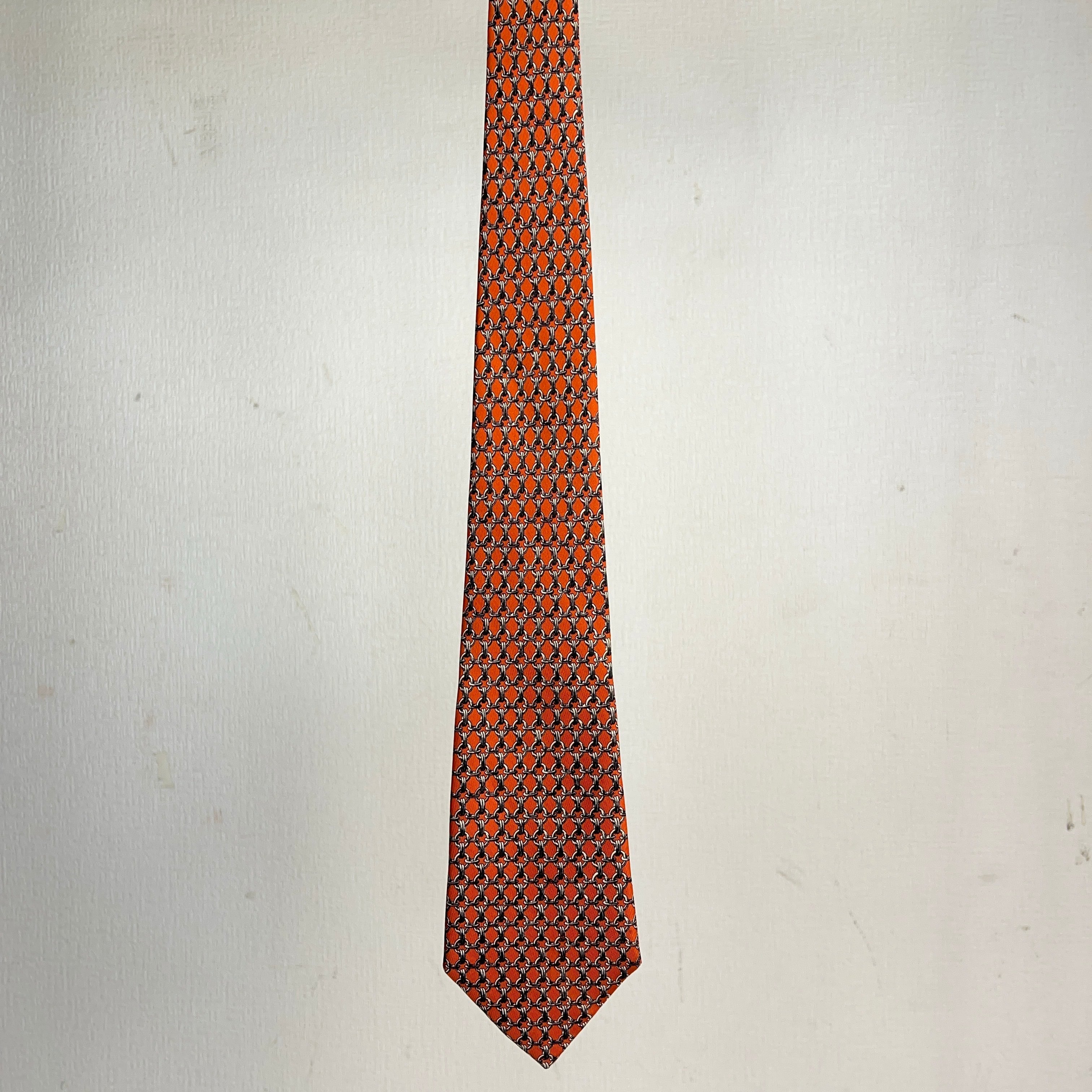 HERMES SILK TIES MADE IN FRANCE エルメス シルク ネクタイ