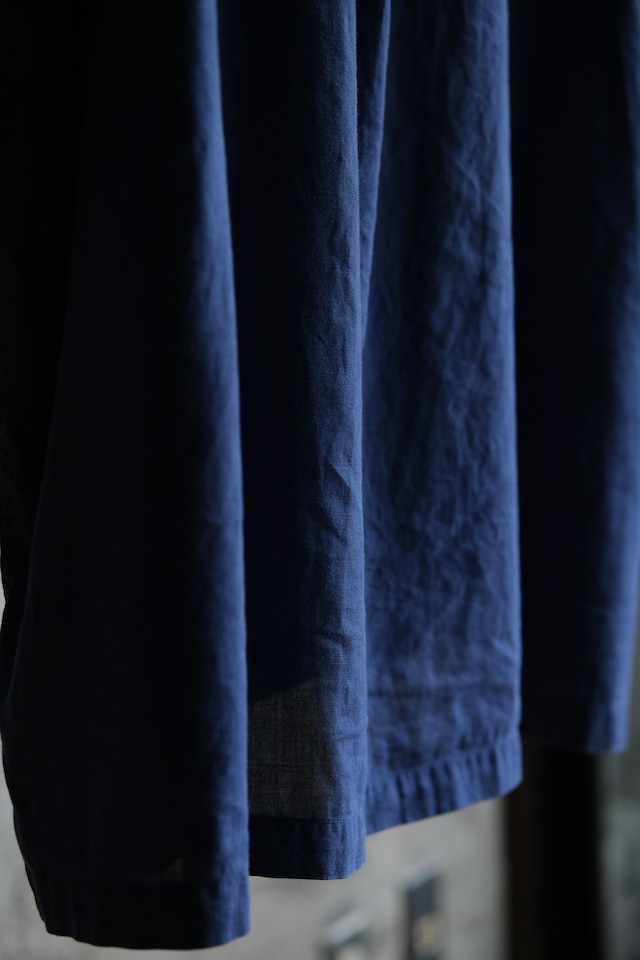 OK/90's "Polo by Ralph Lauren" CURHAM linen cotton open collar shirt/navy