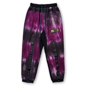 TCR ESSENTIAL TECH TIE DYE JOGGER  - PURPLE/BLACK