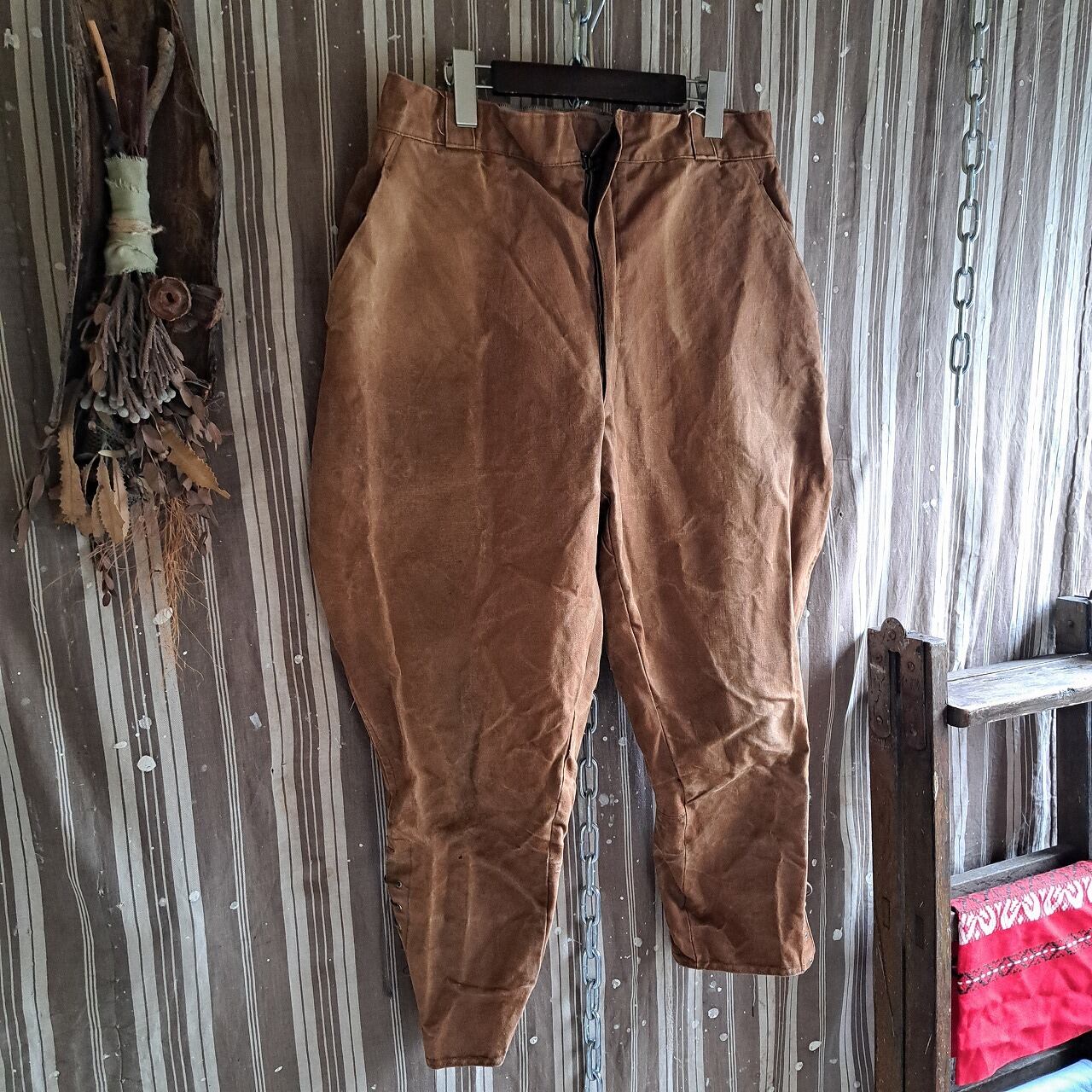40's~50's フランス ブラウンダック ジョッパーズパンツ used [410050