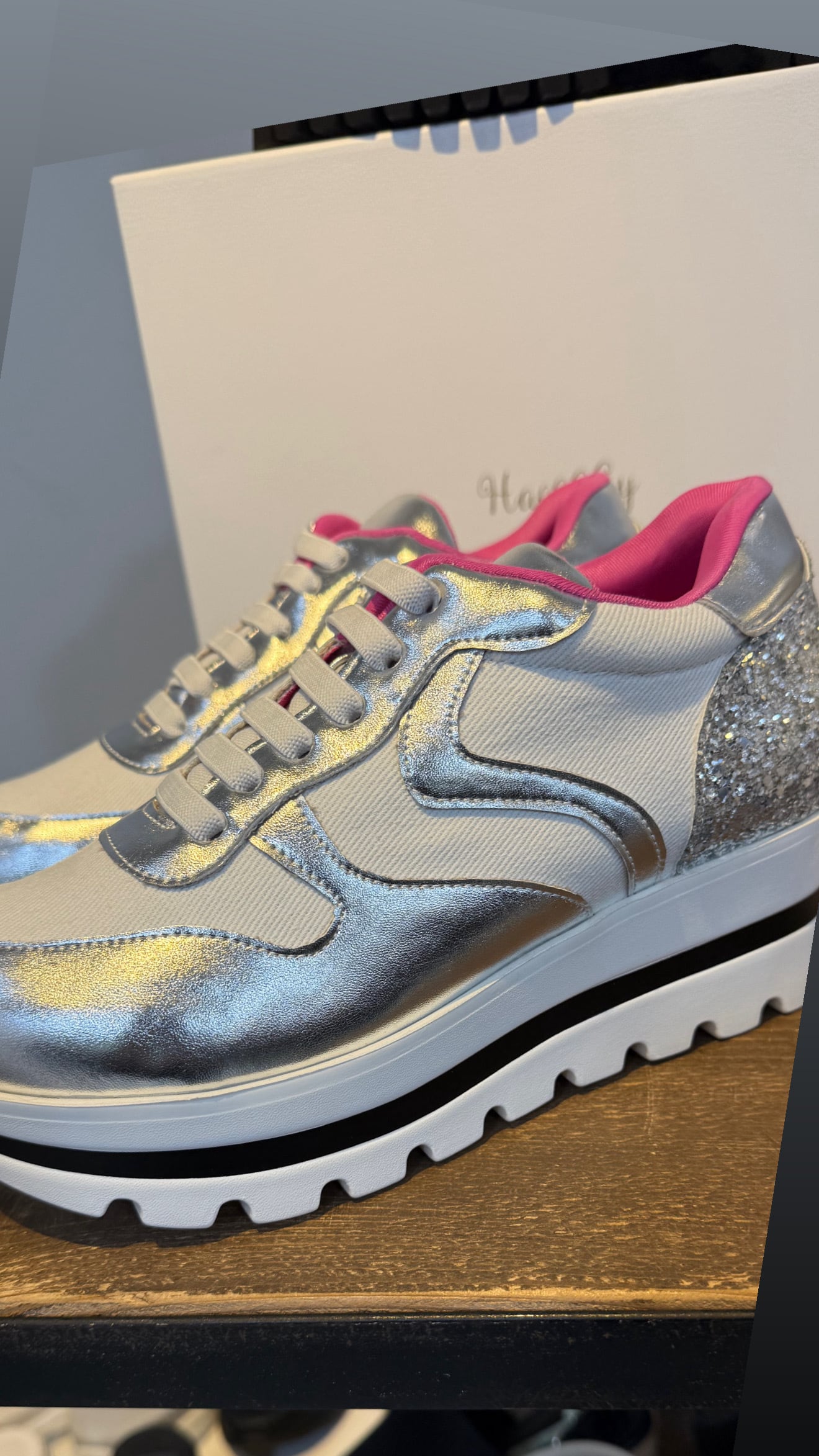 CHANEL シャネル　厚底ローファー　23.5cm 70's craft leather shoes | Pay ID