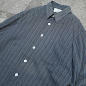 multi stripe jacquard weave shirt