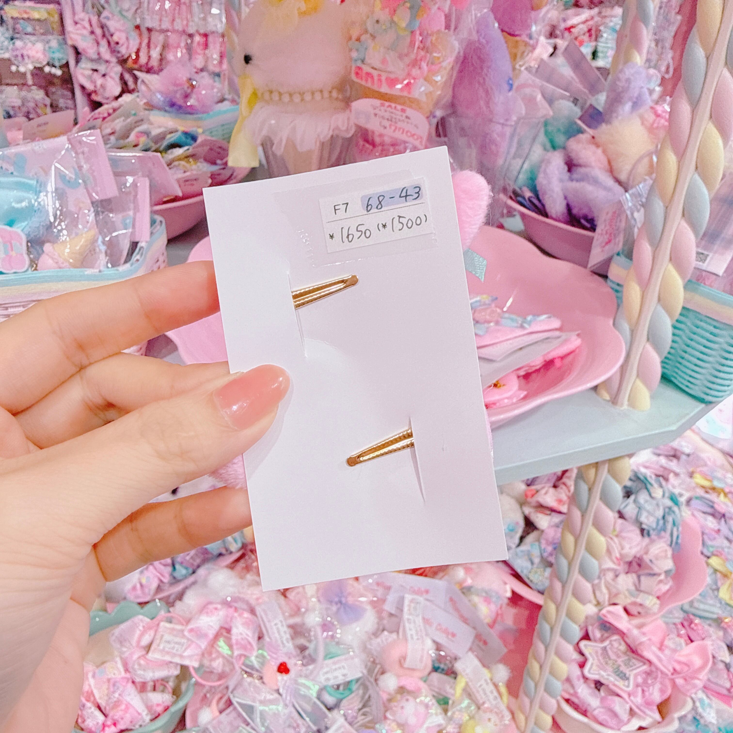 【F7】68-43エンジェルツインヘアクリップ