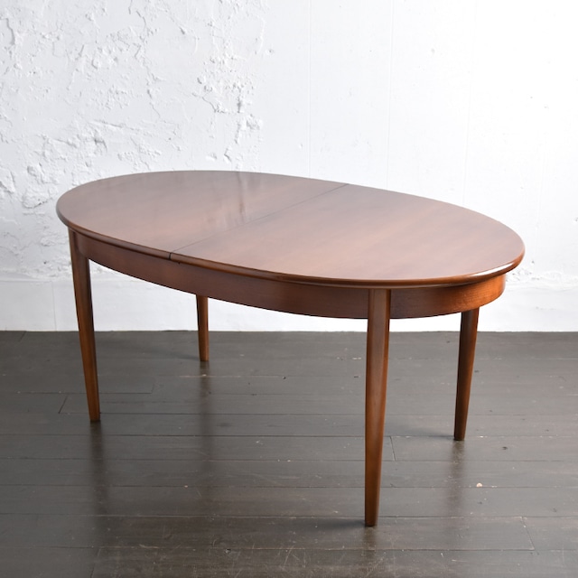 Teak Oval Extension Dining Table / チーク オーバル エクステンション ダイニング テーブル / 2109BNS-004