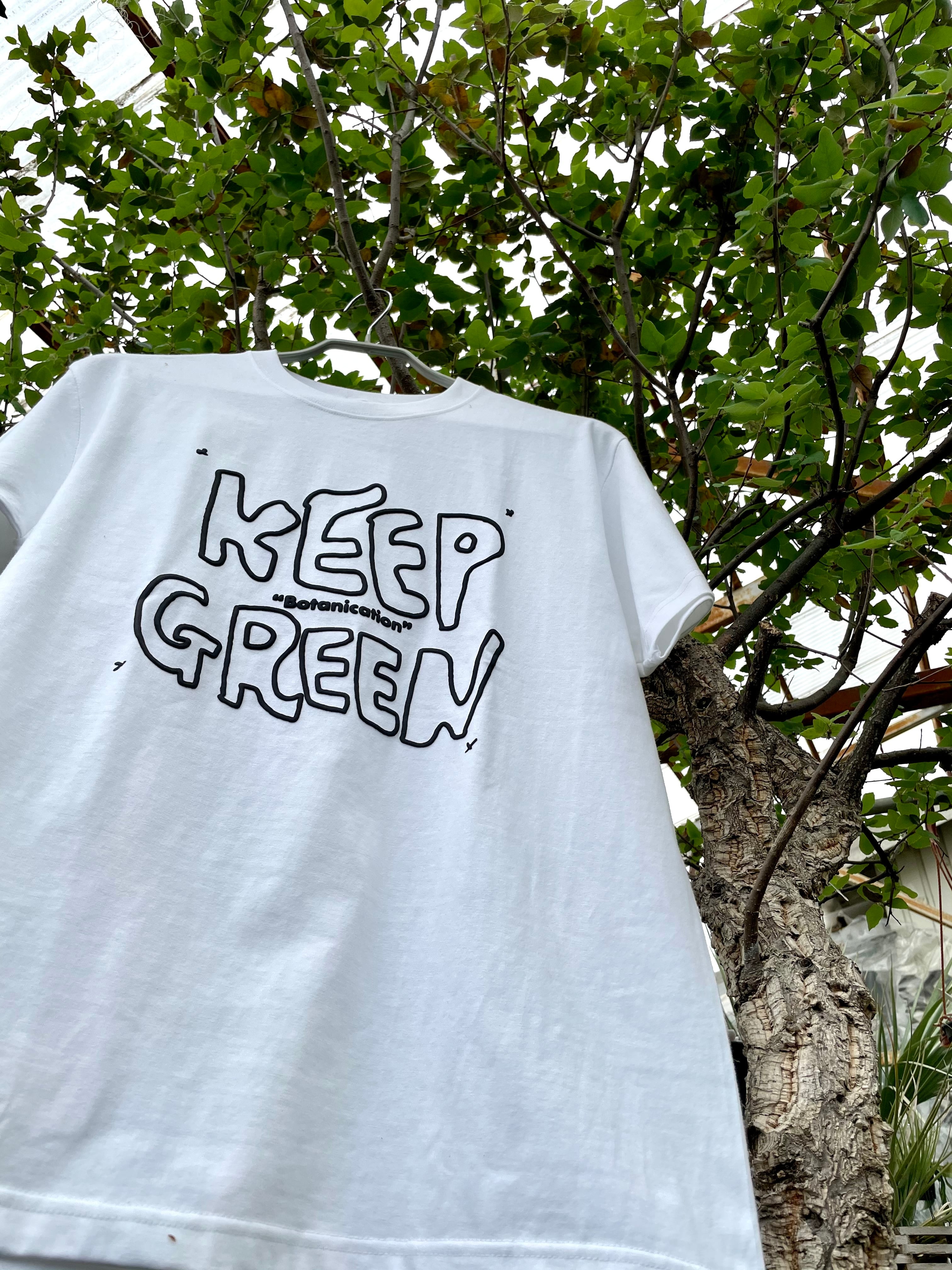 ビカクシダコンプリートTシャツ Botanication KEEPGREEN<We need Hand