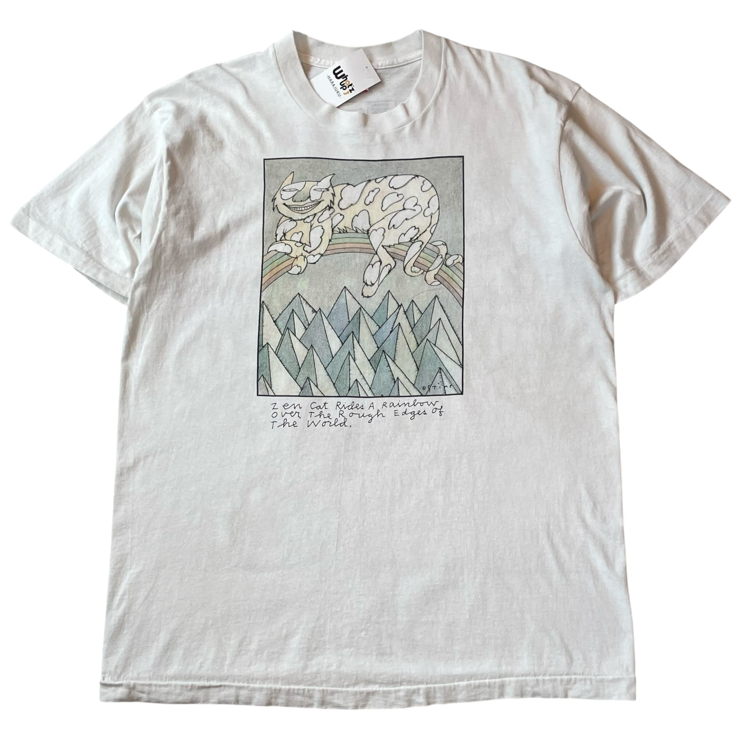 Late 80s Richard Stine "Zen Cat" T-shirt