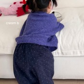 韓国子供服 / 26winter / cream bbang / ポンポンジョガーパンツ / キッズ / 冬服 *XXS~XL*