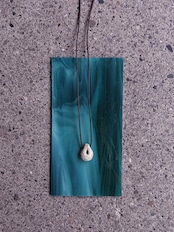 Noi × Bababa／ceramics charm necklace short