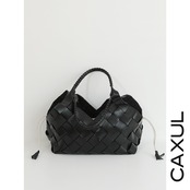 Woven Leather Large Bag