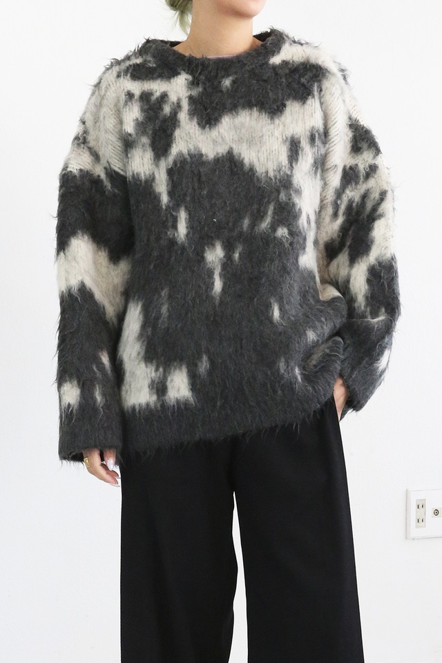 柄ニット(5W42033H）