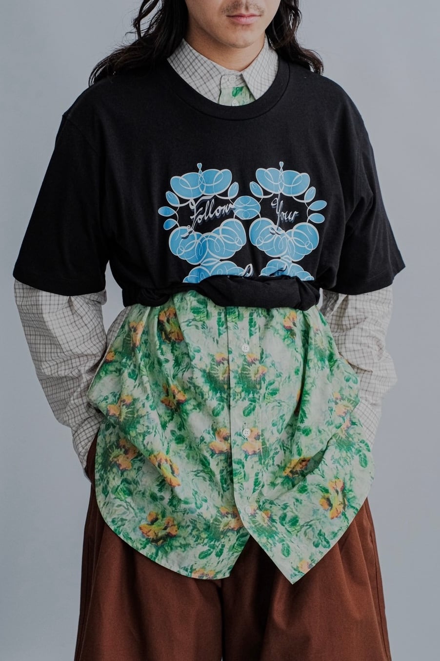 【☺︎ 】Meryll Rogge メリルロッゲ　シャツ Meryll Rogge】ROLLED UP T-SHIRT | puzzle