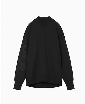 【Mame Kurogouchi】Floral Embroidery Oversized Sweat Top