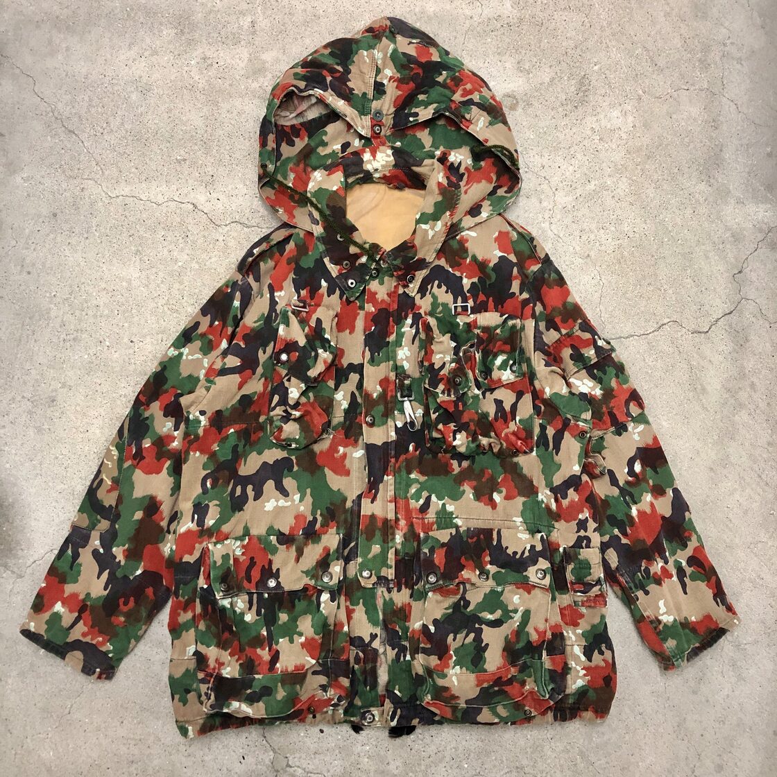 70s〜SWISS MILITARY/ALPEN CAMO MOUNTAIN PARKA/56/アルペンカモ 