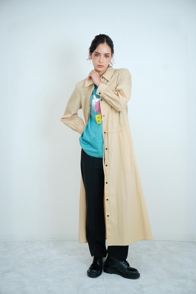 【ご予約】Initial Shirt Coat Dress【boutiqueordinary】