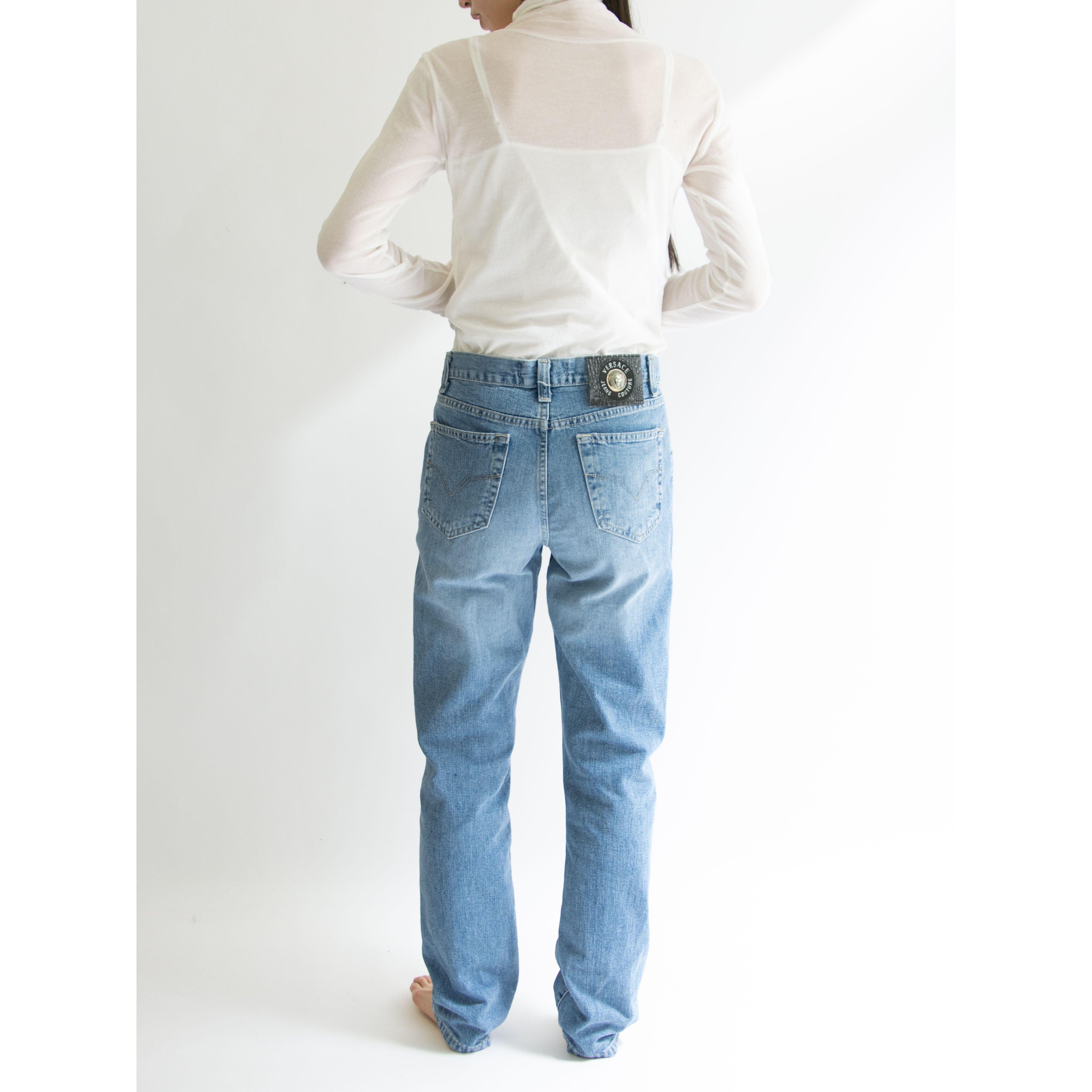 イタリア製 デニムシャツ AQUA JEANS (アクア ジーンズ) 【新品】