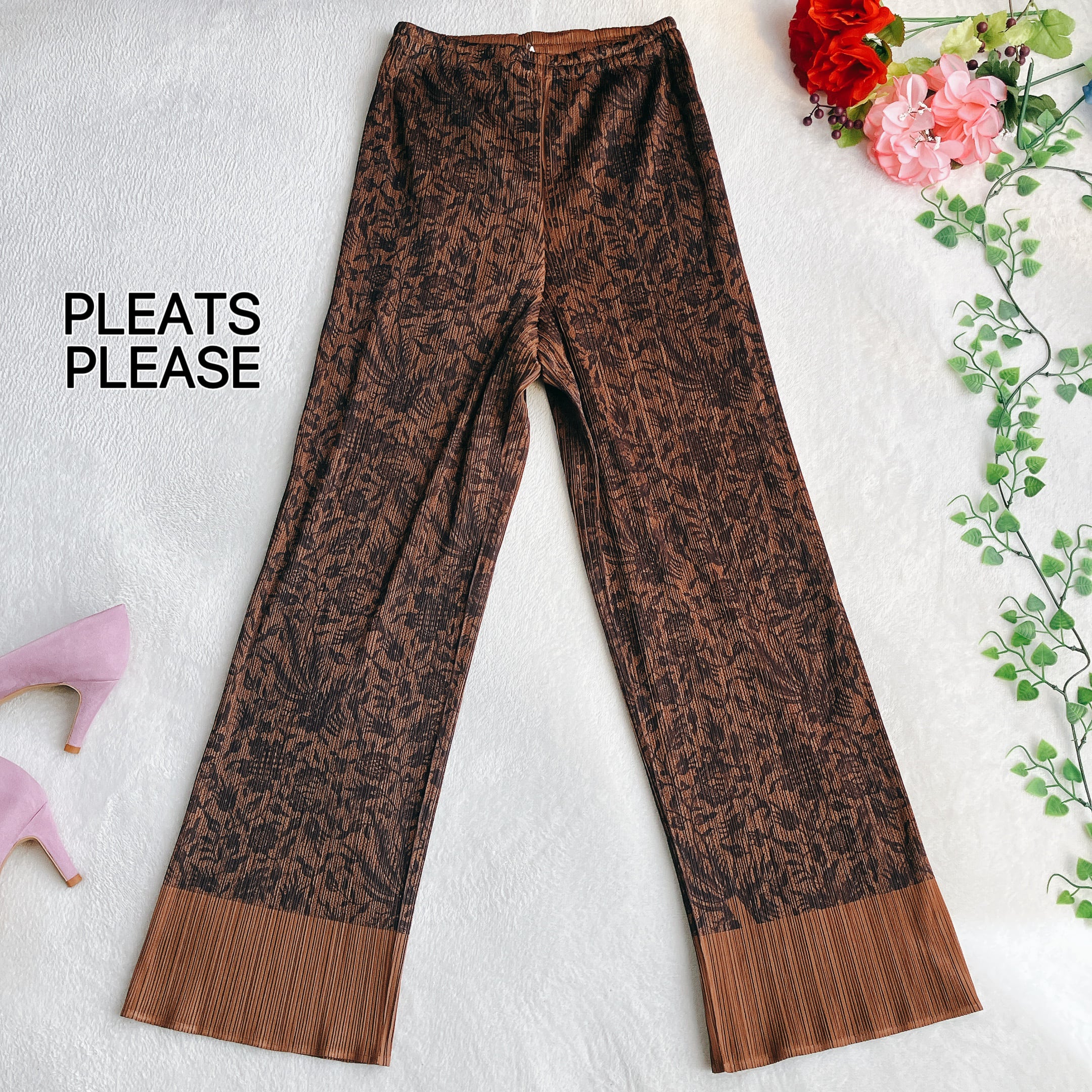 PLEATS PLEASE ISSEY MIYAKE プリーツプリーズ イッセイミヤケ☆総柄  