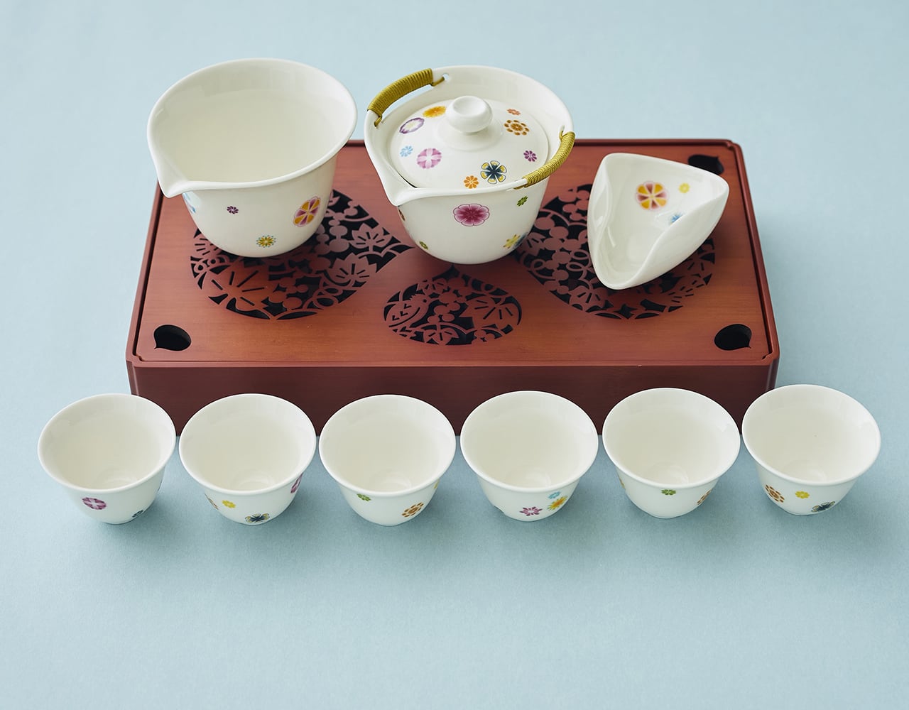 手まり柄 茶荷 | 茶嘉葉