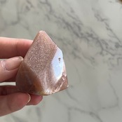 オレンジサンムーンストーン＊フリーフォーム＊天然石丸玉＊天然石インテリア＊パワーストーン＊置き物